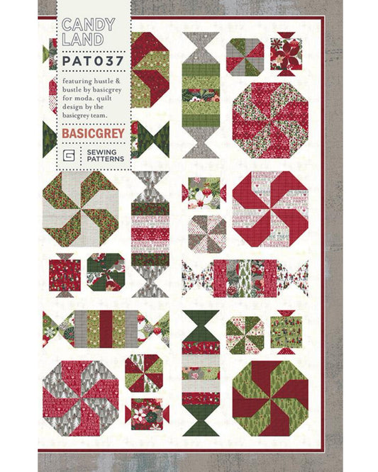 Candy Land Quilt Pattern, by Basic Grey, PAT037, Fat 8th Friendly - Good Vibes Quilt Shop
