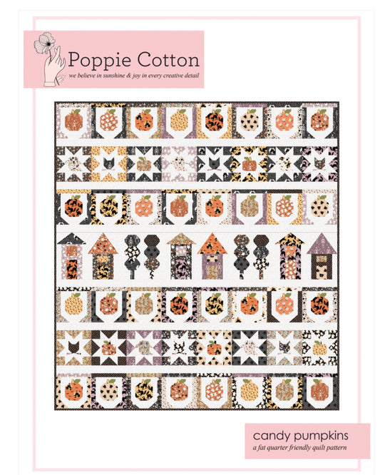 Candy Pumpkins Pattern, for the Sweet Tooth Collection - Good Vibes Quilt Shop