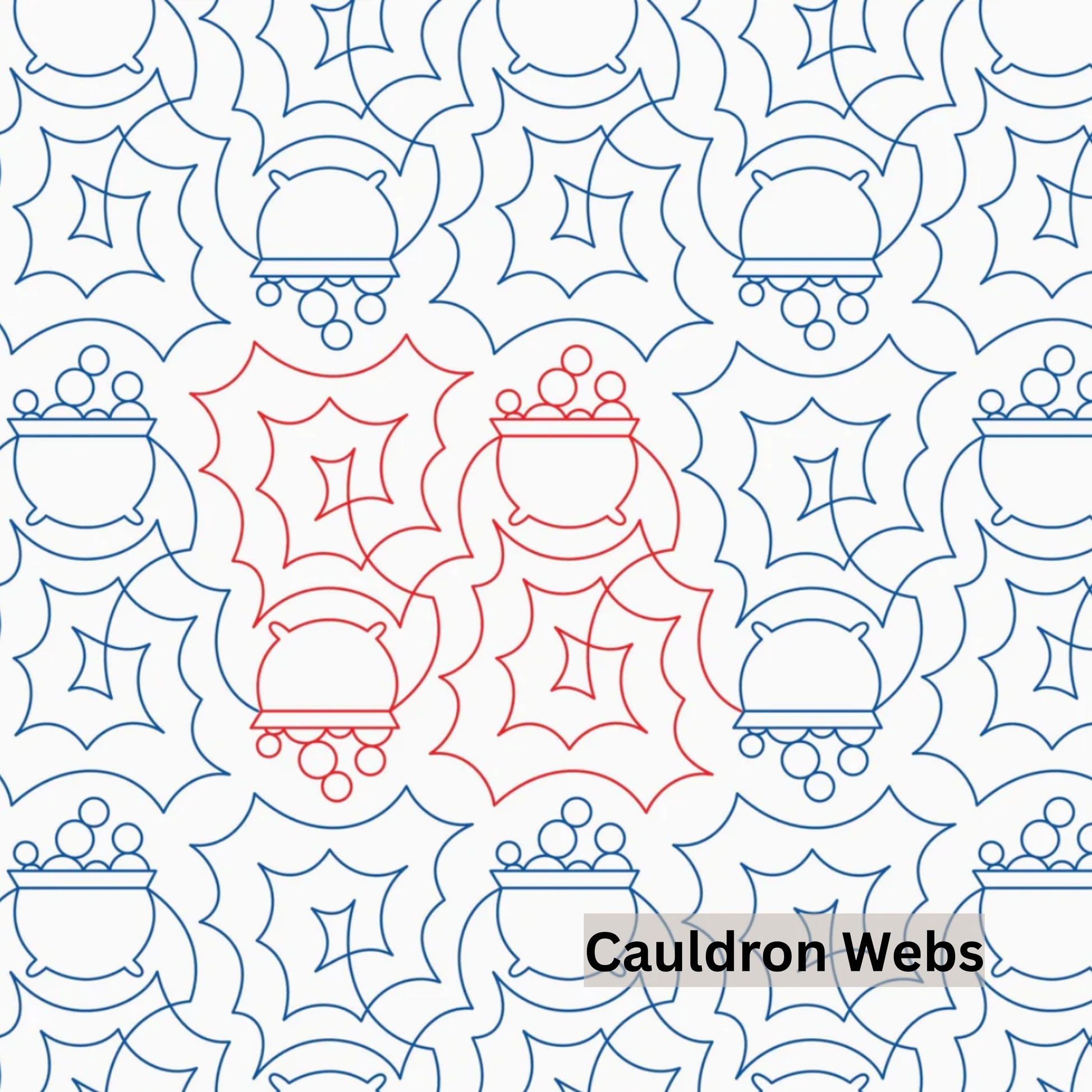 Halloween and Fall Pantographs Patterns for Edge to Edge for Longarm Quilting - Good Vibes Quilt Shop