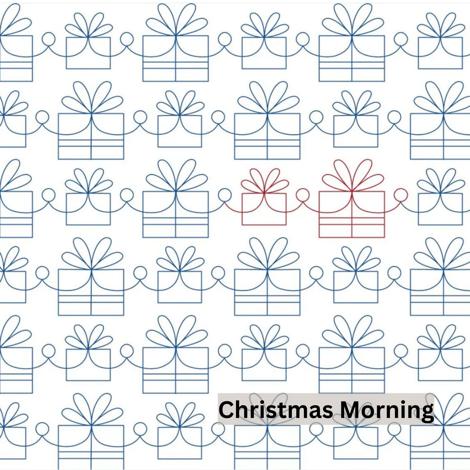 Christmas and Winter Snow Patterns Pantograph Patterns for Edge to Edge for Longarm Quilting - Good Vibes Quilt Shop
