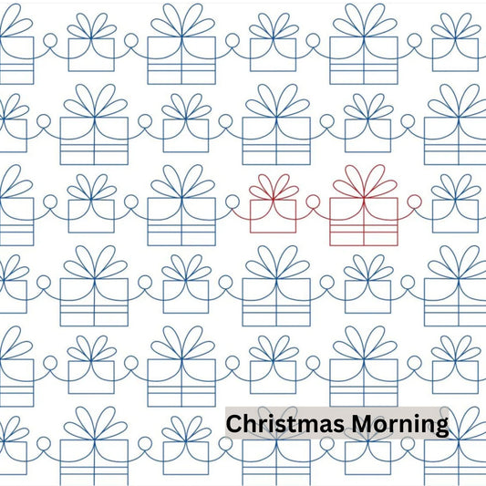 Christmas and Winter Snow Patterns Pantograph Patterns for Edge to Edge for Longarm Quilting - Good Vibes Quilt Shop