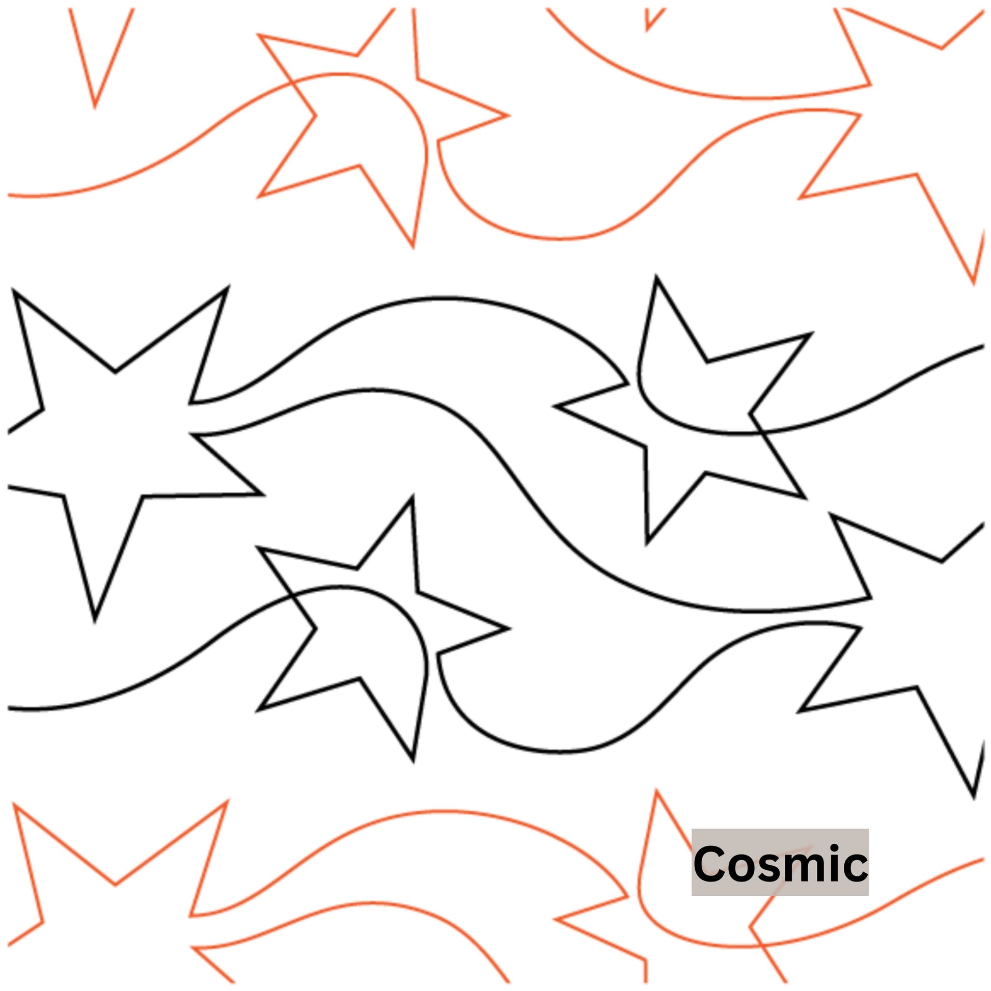 Stars and Stripes Patterns for Edge to Edge for Longarm Quilting - Good Vibes Quilt Shop