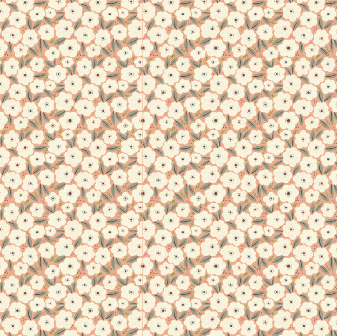 Cottage Charm, Always Anemone Peach, CH24752, sold by the 1/2 yard, *PREORDER - Good Vibes Quilt Shop