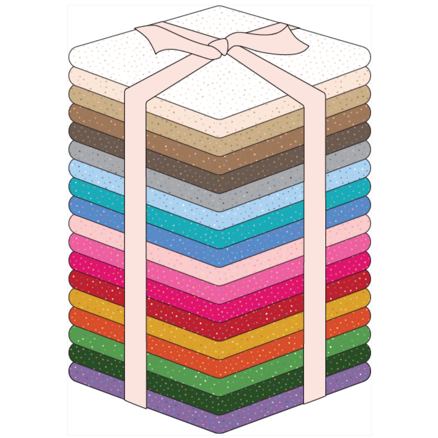 Country Confetti (NEW skus), by PC Basics, Fat Quarter Bundle, 18 pieces, CC20232, NEW! - Good Vibes Quilt Shop