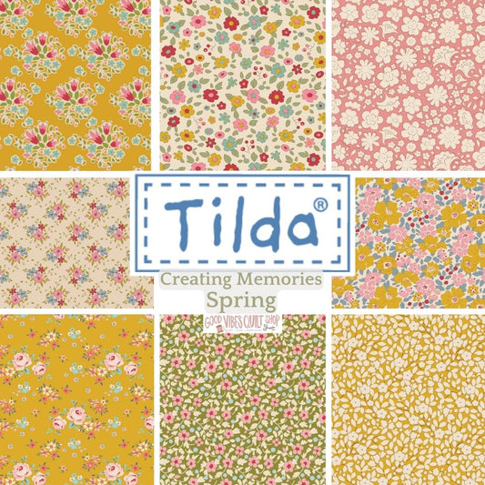 Gracie Yellow, 130117, Spring Creating Memories, sold by the 1/2 yard, *PREORDER - Good Vibes Quilt Shop