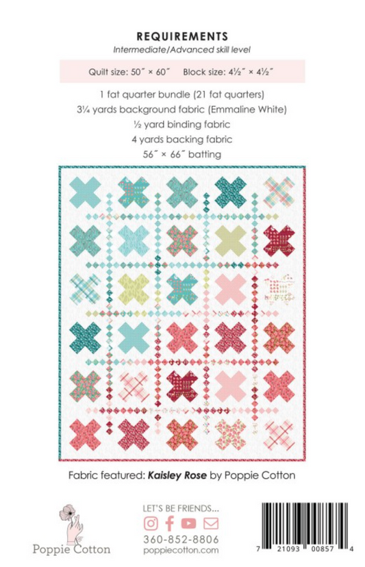 Cross My Heart Quilt Pattern - Good Vibes Quilt Shop