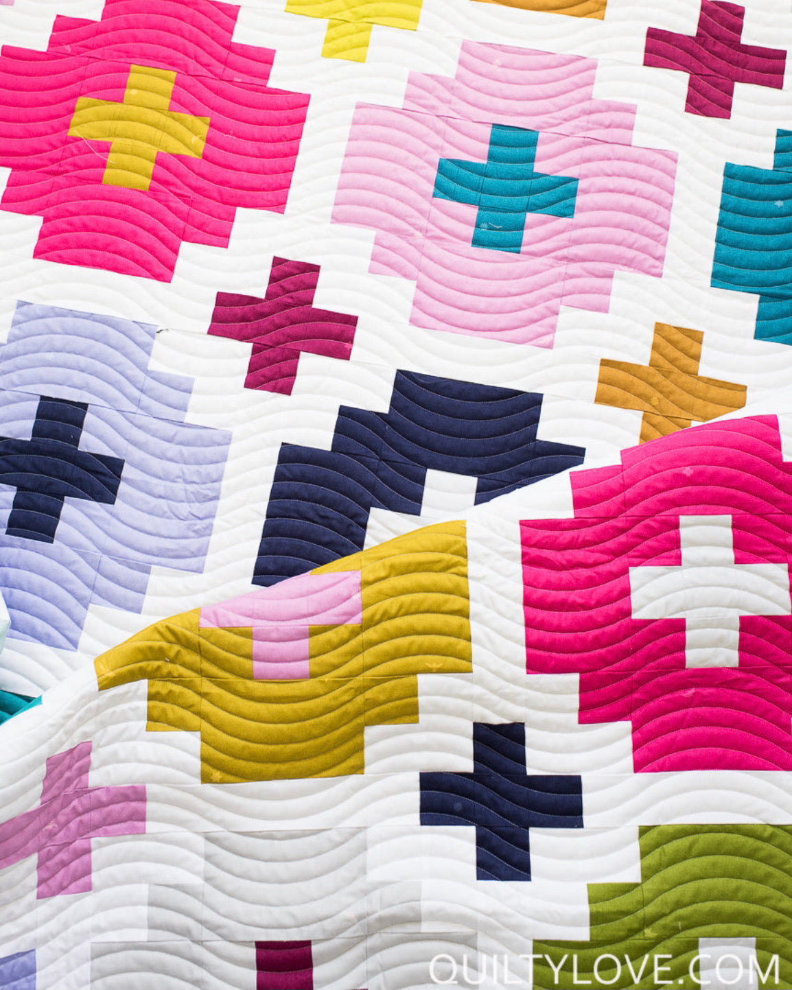 CROSS TILES Quilty Love Pattern by Emily Dennis #107 - Good Vibes Quilt Shop