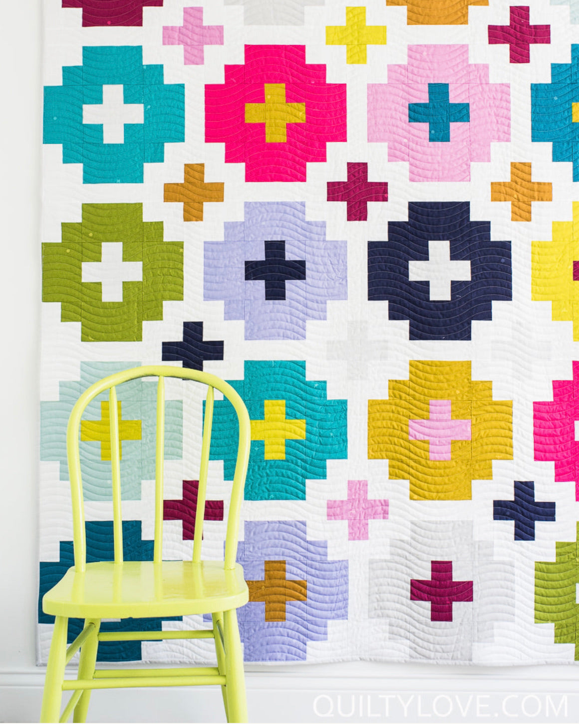 CROSS TILES Quilty Love Pattern by Emily Dennis #107 - Good Vibes Quilt Shop