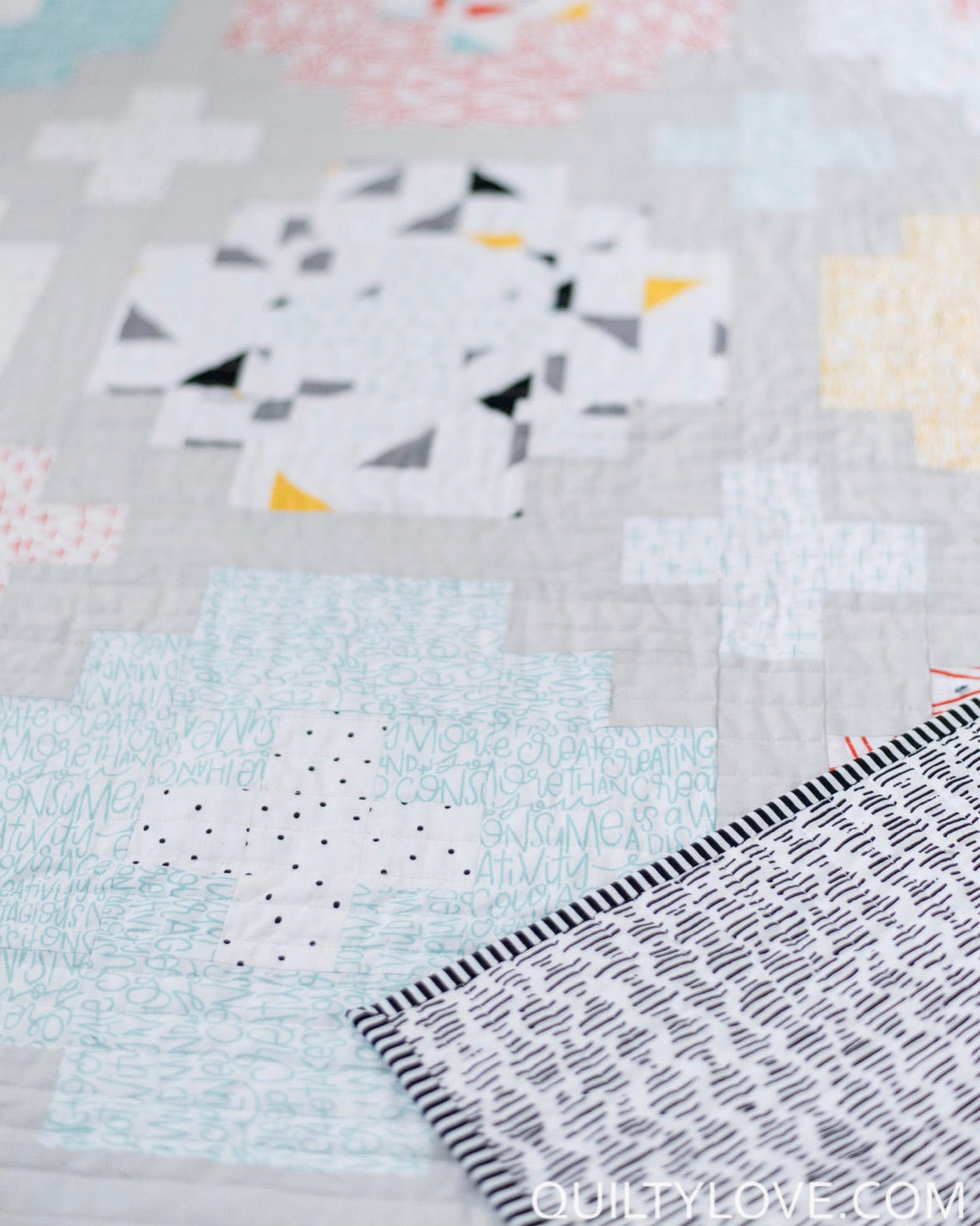 CROSS TILES Quilty Love Pattern by Emily Dennis #107 - Good Vibes Quilt Shop