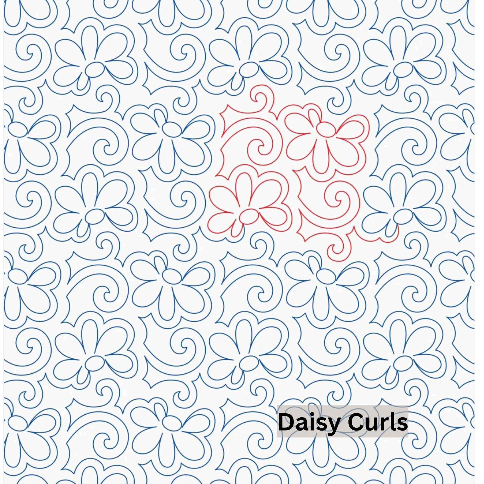 Flowers and Feathers Patterns Pantograph Patterns for Edge to Edge for Longarm Quilting - Good Vibes Quilt Shop