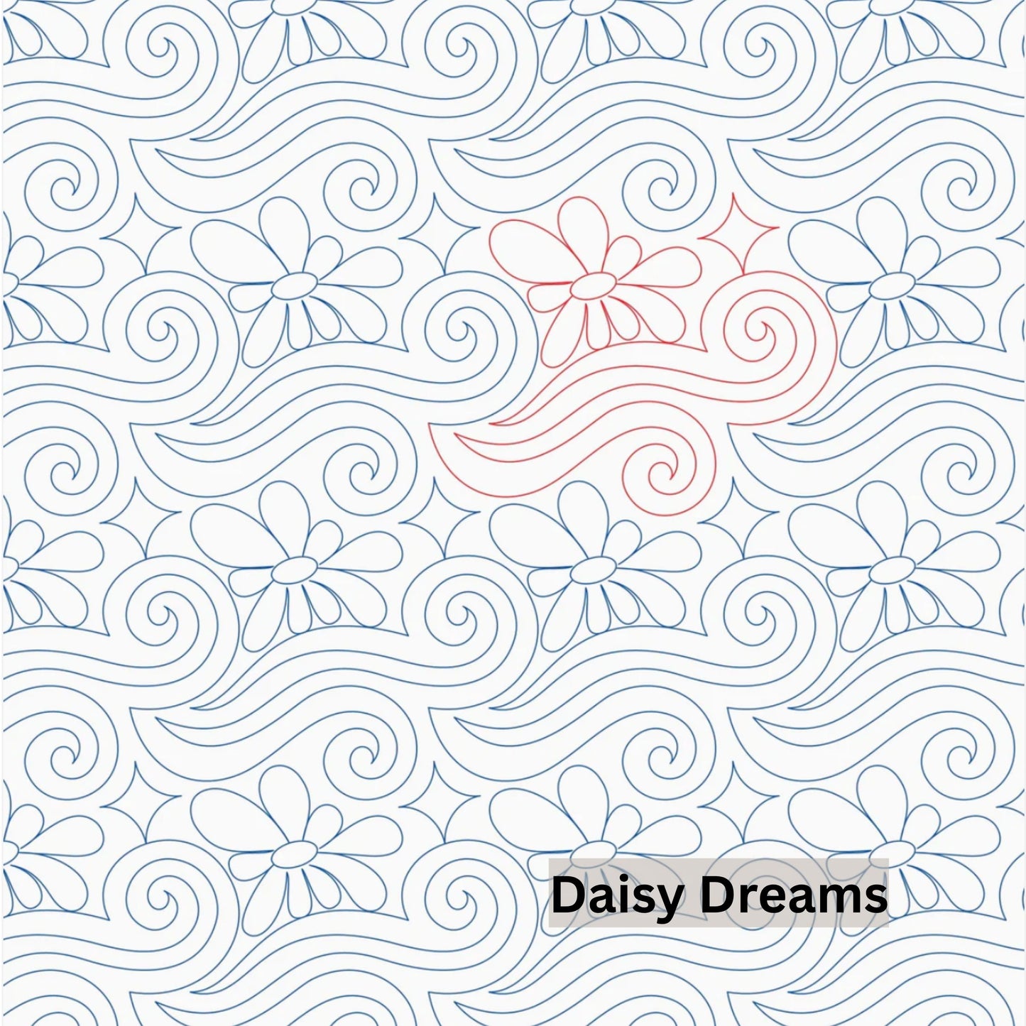 Flowers and Feathers Patterns Pantograph Patterns for Edge to Edge for Longarm Quilting - Good Vibes Quilt Shop