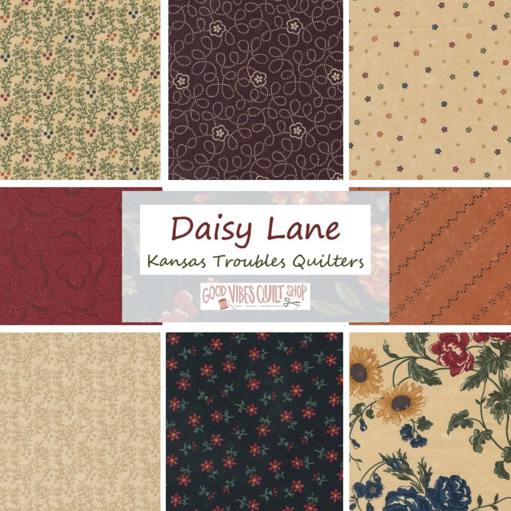 Daisy Lane, Fat Quarter Bundle, 40 pieces! by Moda Fabrics - Good Vibes Quilt Shop