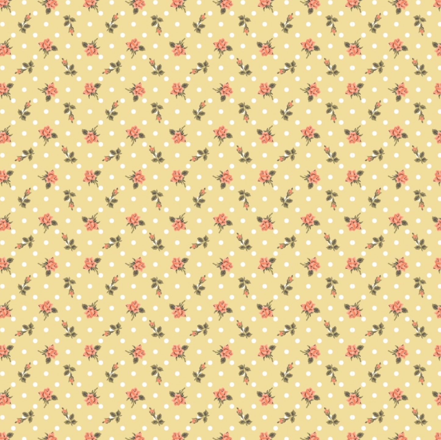Delightful Department Store Lucy Yellow DS23216, sold by the 1/2 yard - Good Vibes Quilt Shop