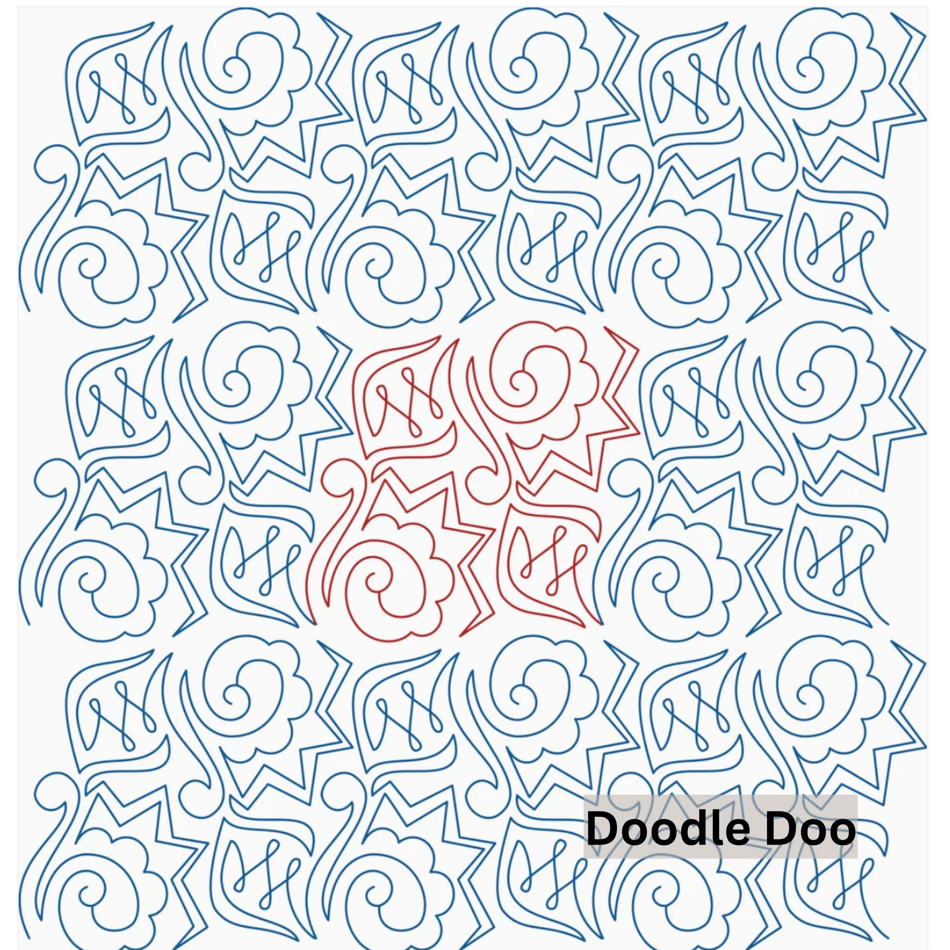 Flowers and Feathers Patterns Pantograph Patterns for Edge to Edge for Longarm Quilting - Good Vibes Quilt Shop