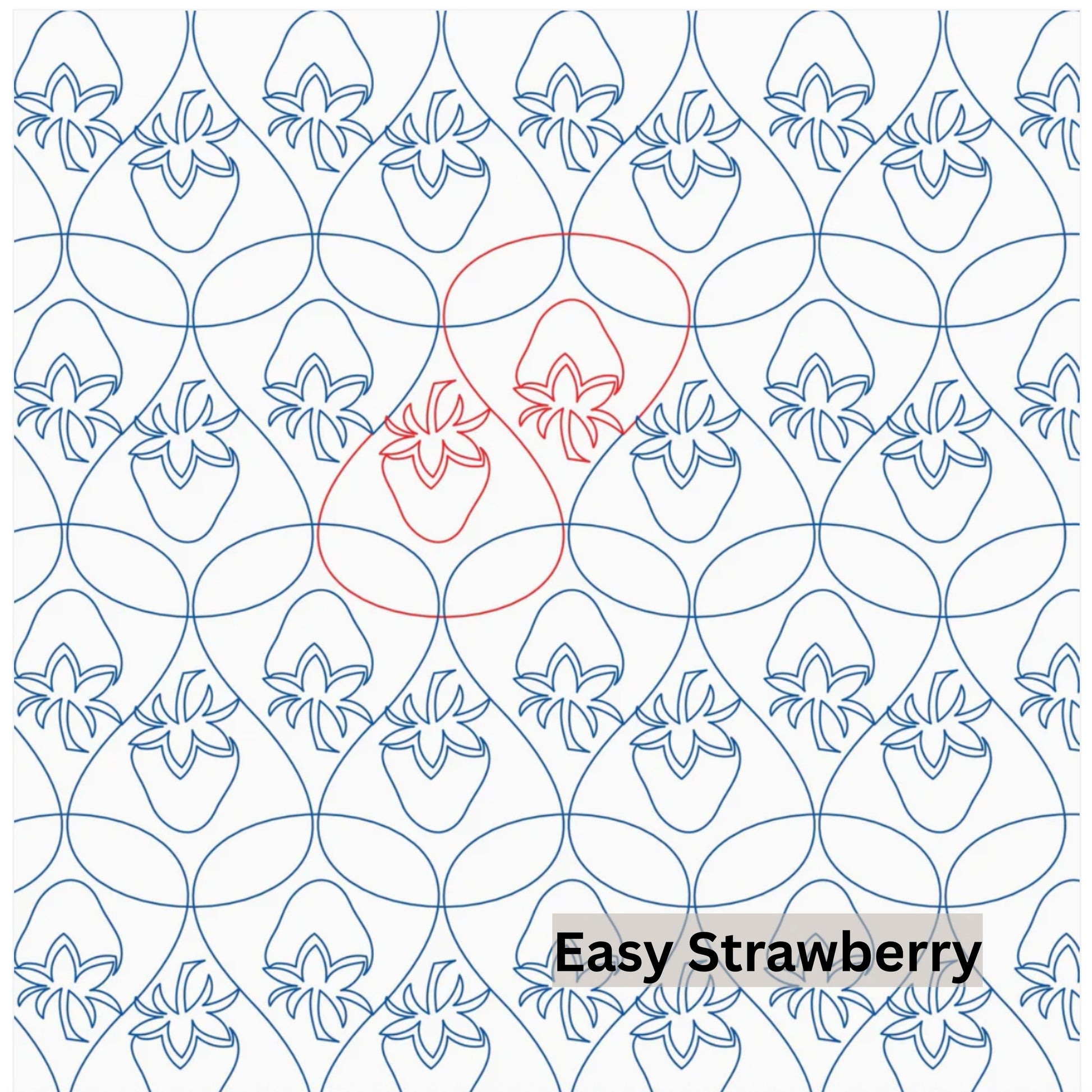 Fruit, Food and Fungi Pantograph Patterns for Edge to Edge for Longarm Quilting - Good Vibes Quilt Shop