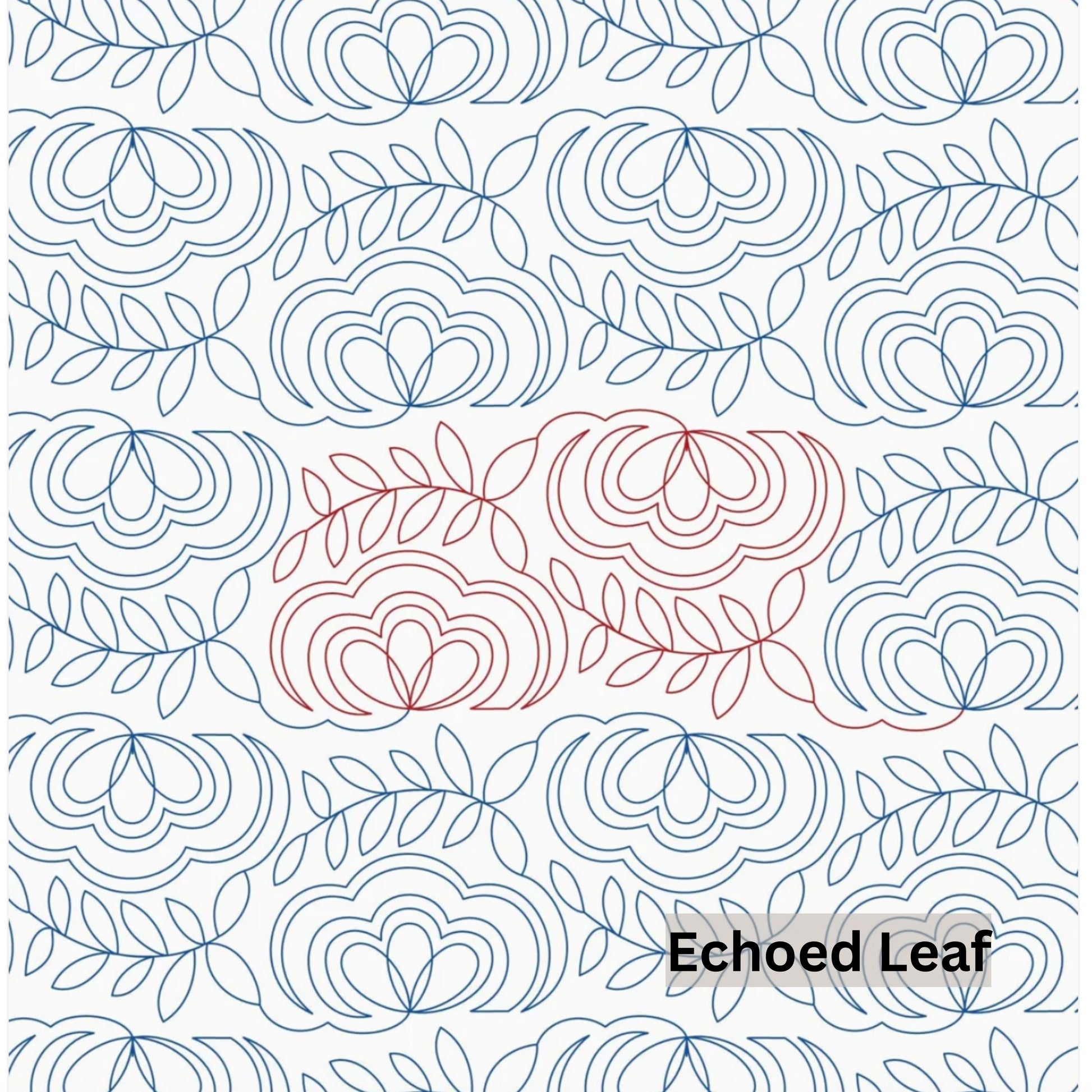 Flowers and Feathers Patterns Pantograph Patterns for Edge to Edge for Longarm Quilting - Good Vibes Quilt Shop