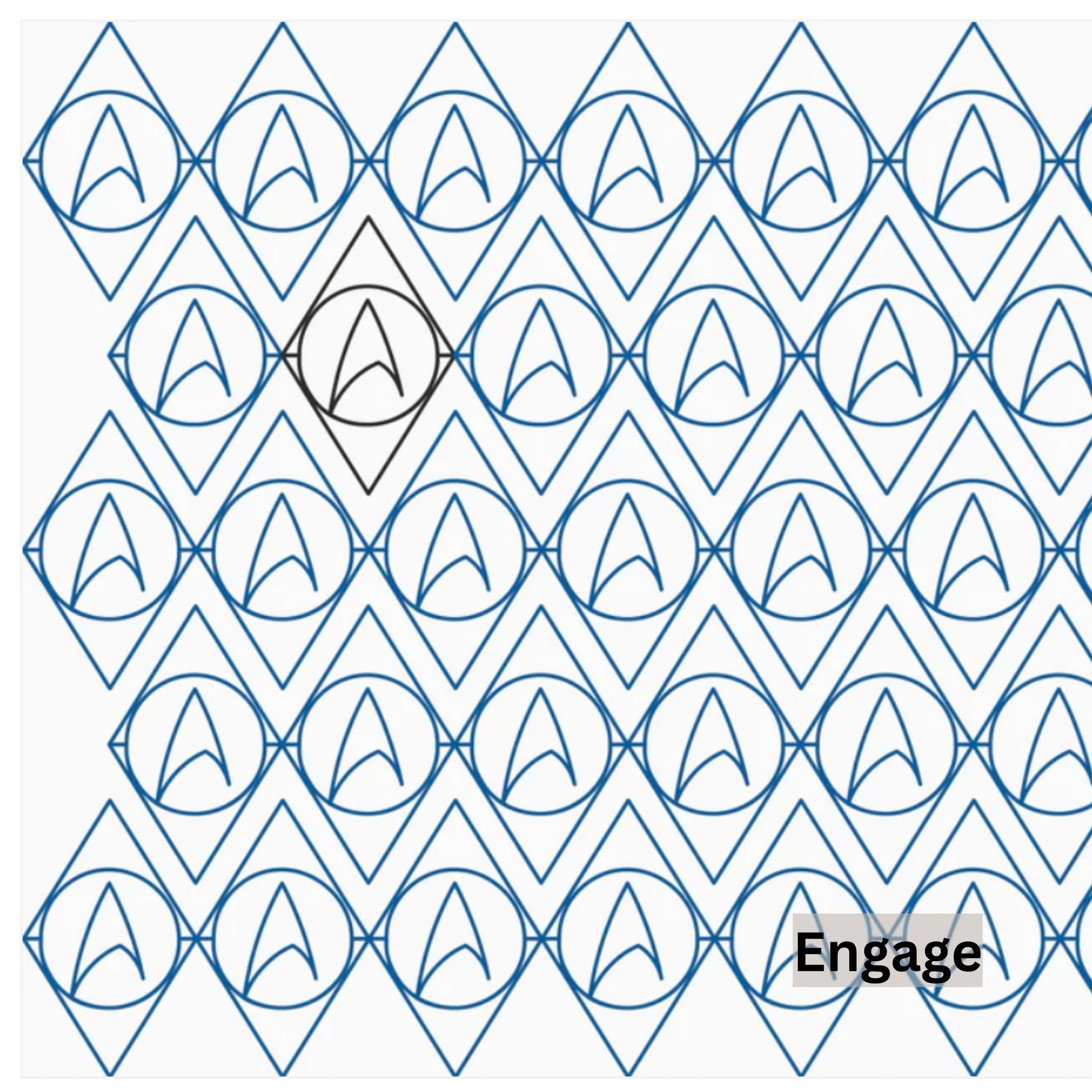 Novelty Pantograph Patterns for Edge to Edge for Longarm Quilting - Good Vibes Quilt Shop