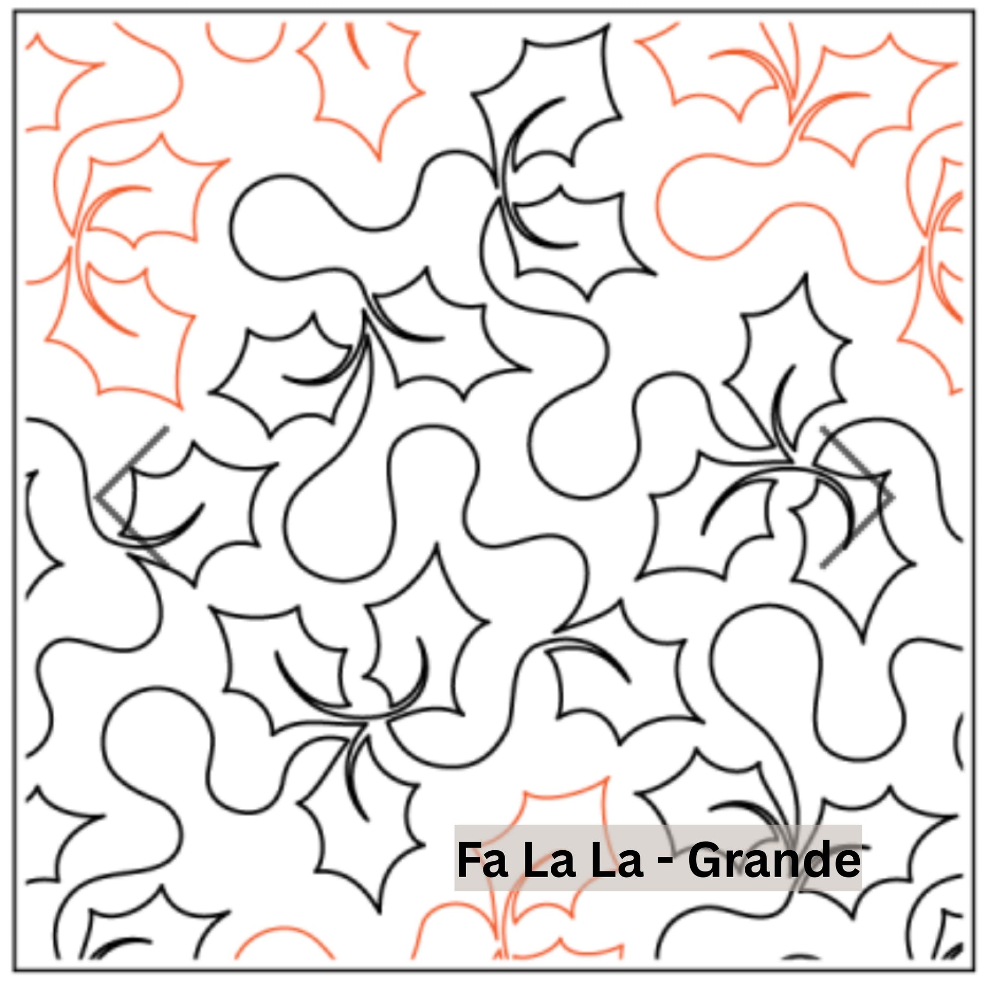 Christmas and Winter Snow Patterns Pantograph Patterns for Edge to Edge for Longarm Quilting - Good Vibes Quilt Shop