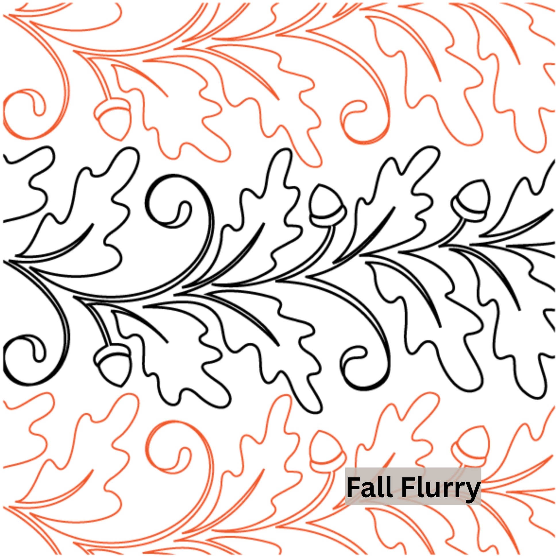 Halloween and Fall Pantographs Patterns for Edge to Edge for Longarm Quilting - Good Vibes Quilt Shop