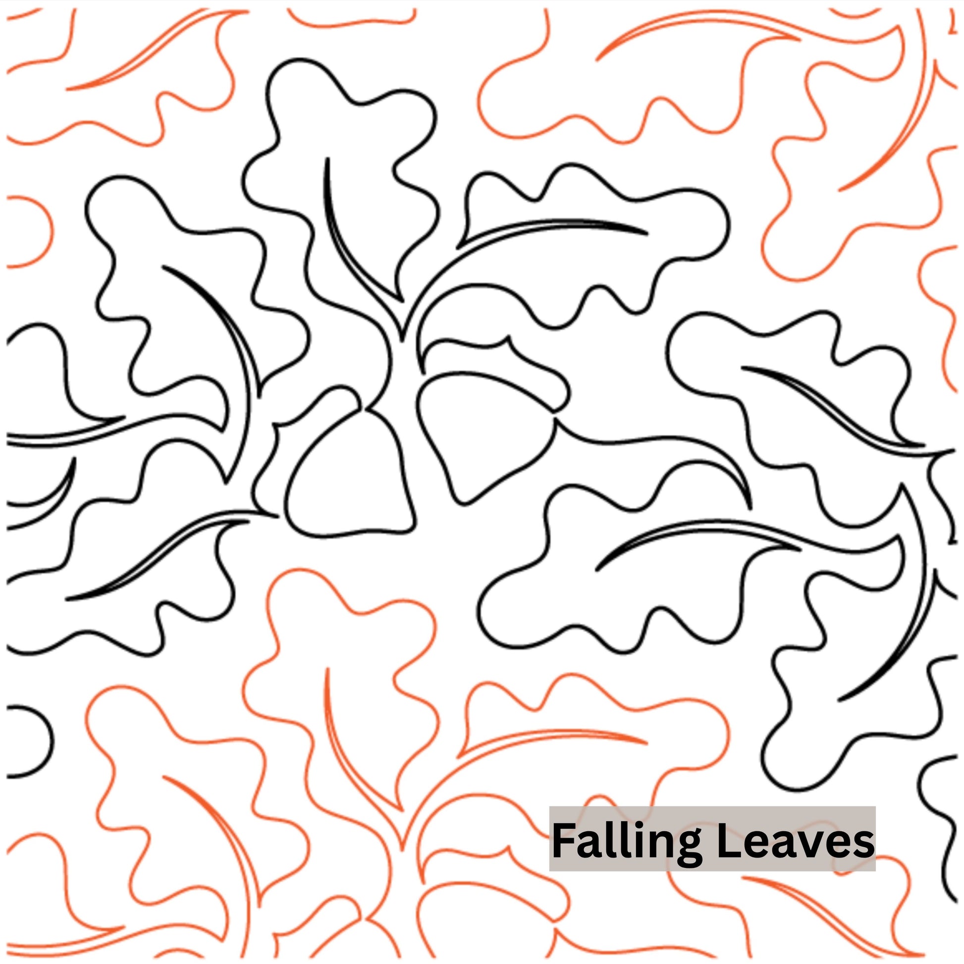 Halloween and Fall Pantographs Patterns for Edge to Edge for Longarm Quilting - Good Vibes Quilt Shop