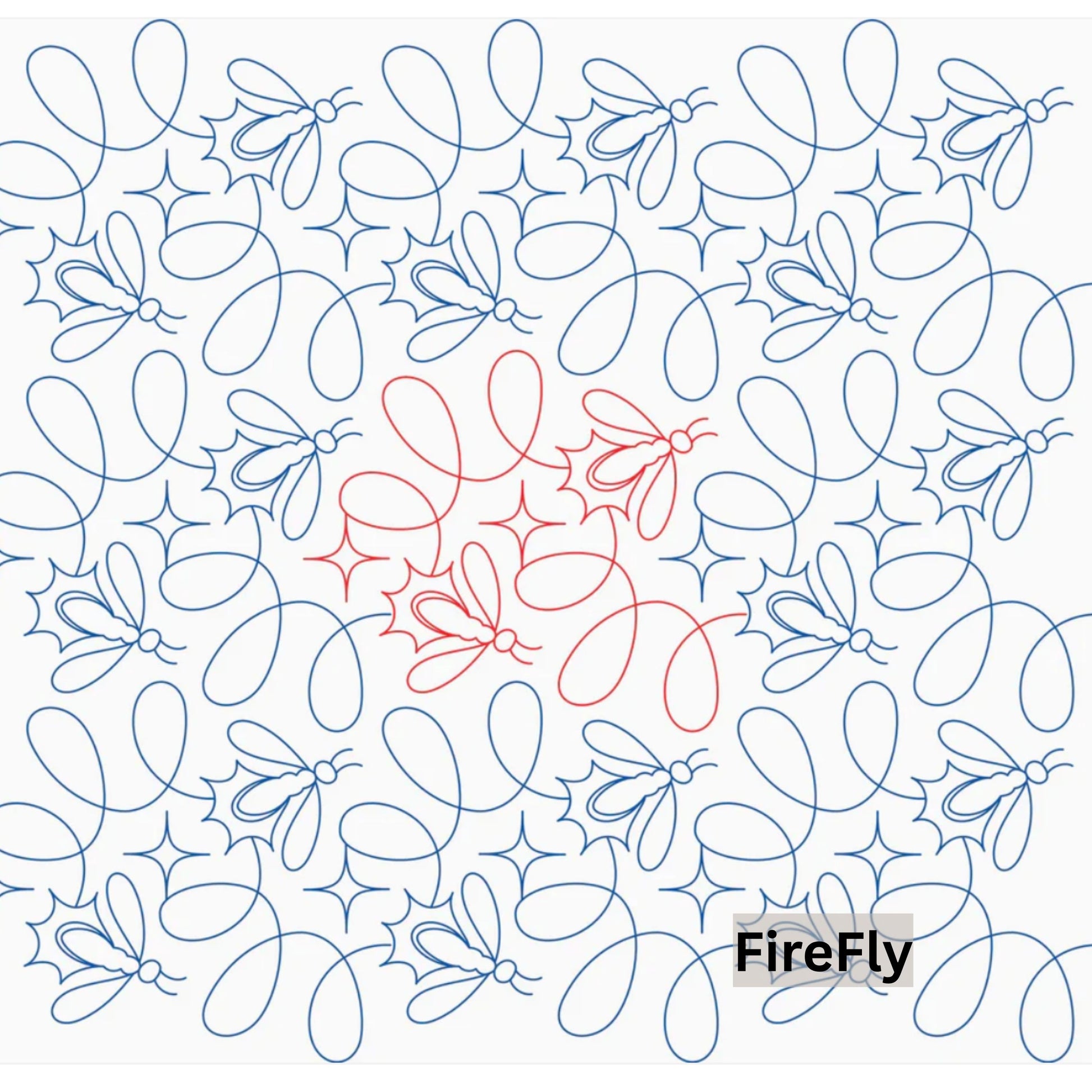 Bees, Butterflies and Bugs Pantograph Patterns for Edge to Edge for Longarm Quilting - Good Vibes Quilt Shop