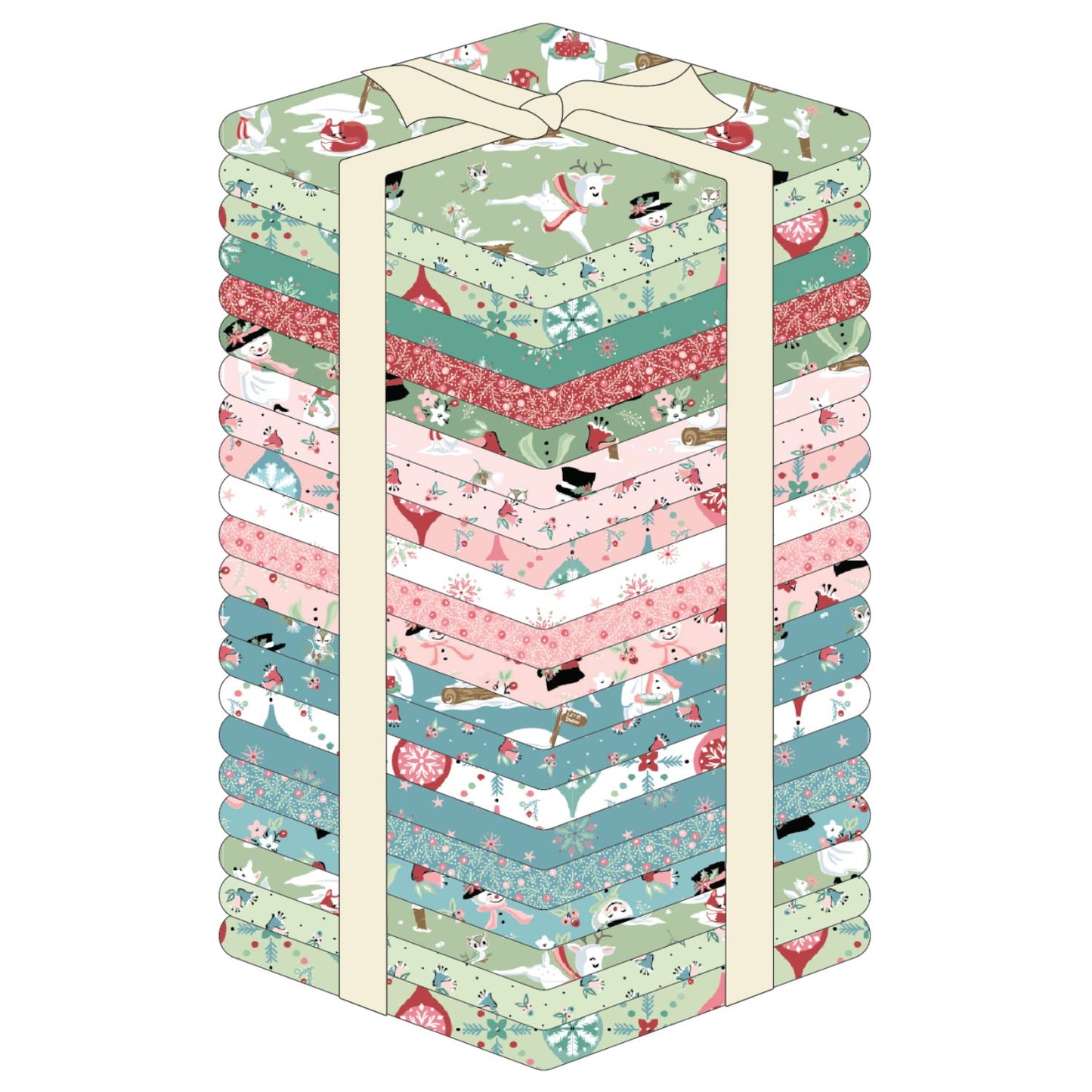 Frost and Flurry, Fat Quarter Bundle, 18 skus, PREORDER! - Good Vibes Quilt Shop