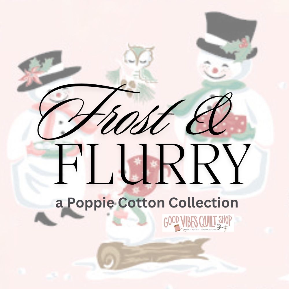 Frost and Flurry, Frosted Berries Red, FL25610, PREORDER! - Good Vibes Quilt Shop
