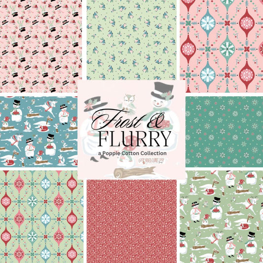 Frost and Flurry Fabric by Poppie Cotton, Panel, FL25621 - Good Vibes Quilt Shop