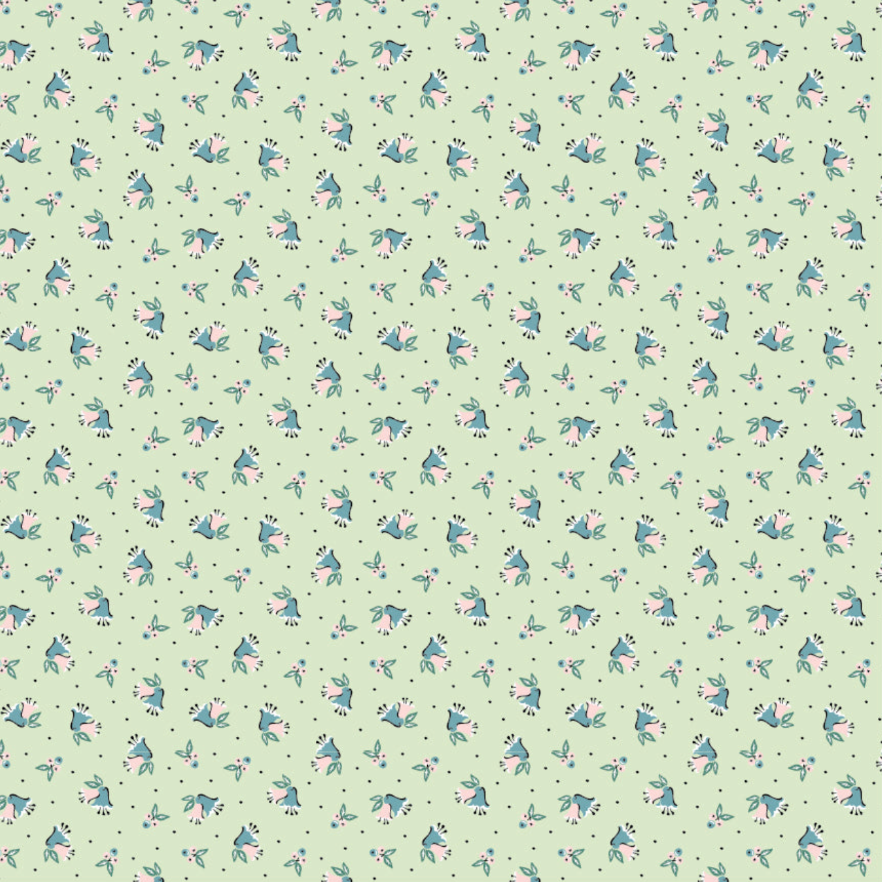 Frost and Flurry, Berries & Bells Mint, FL25615, PREORDER!