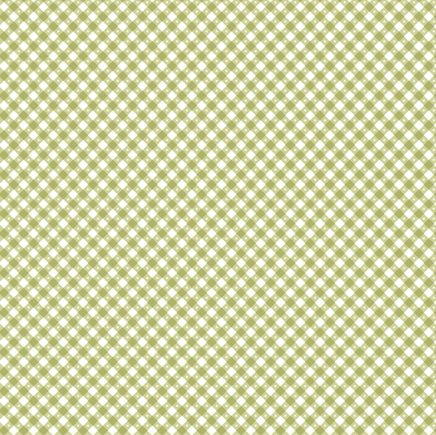 Gingham Picnic Green Grass GP21214, sold by the 1/2 yard - Good Vibes Quilt Shop