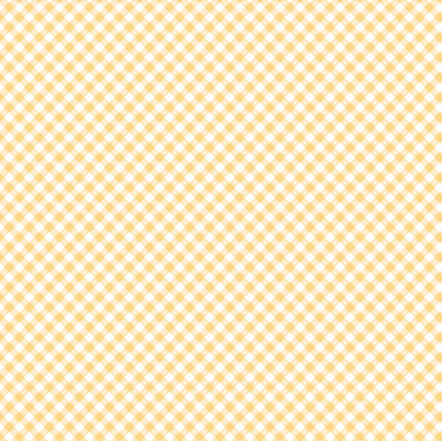Gingham Picnic Yellow Dandelion GP21215, sold by the 1/2 yard - Good Vibes Quilt Shop