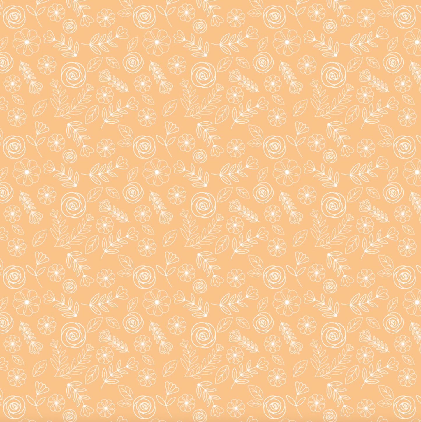 Hopscotch and Freckles, HF21918, Pickin Posies, Yellow, sold by the 1/2 yard - Good Vibes Quilt Shop