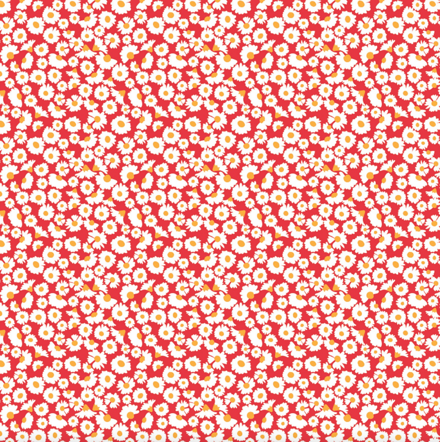 Hopscotch and Freckles, HF21922, Mini Calico, Red, sold by the 1/2 yard - Good Vibes Quilt Shop