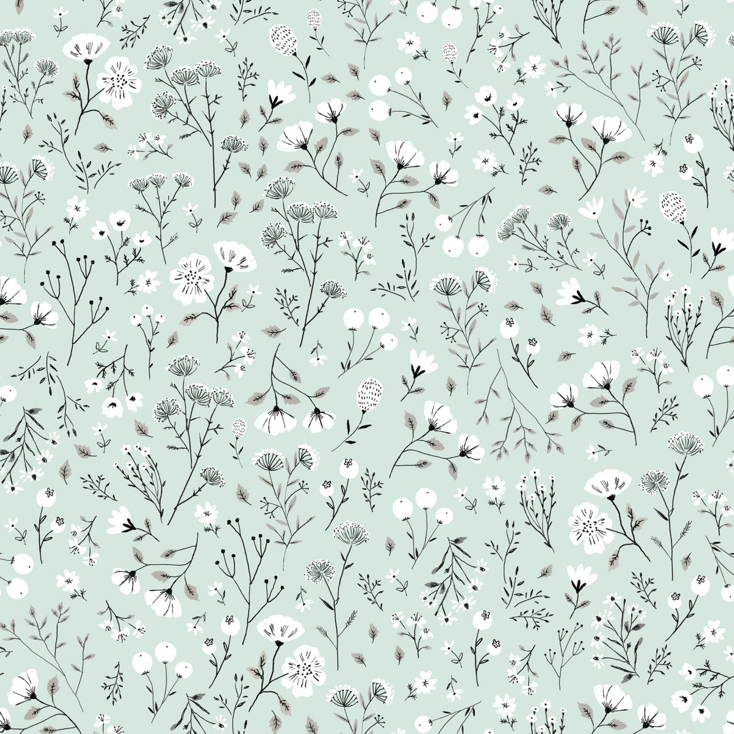House and Home, HH22167 Mabel Green, sold by the 1/2 yard - Good Vibes Quilt Shop