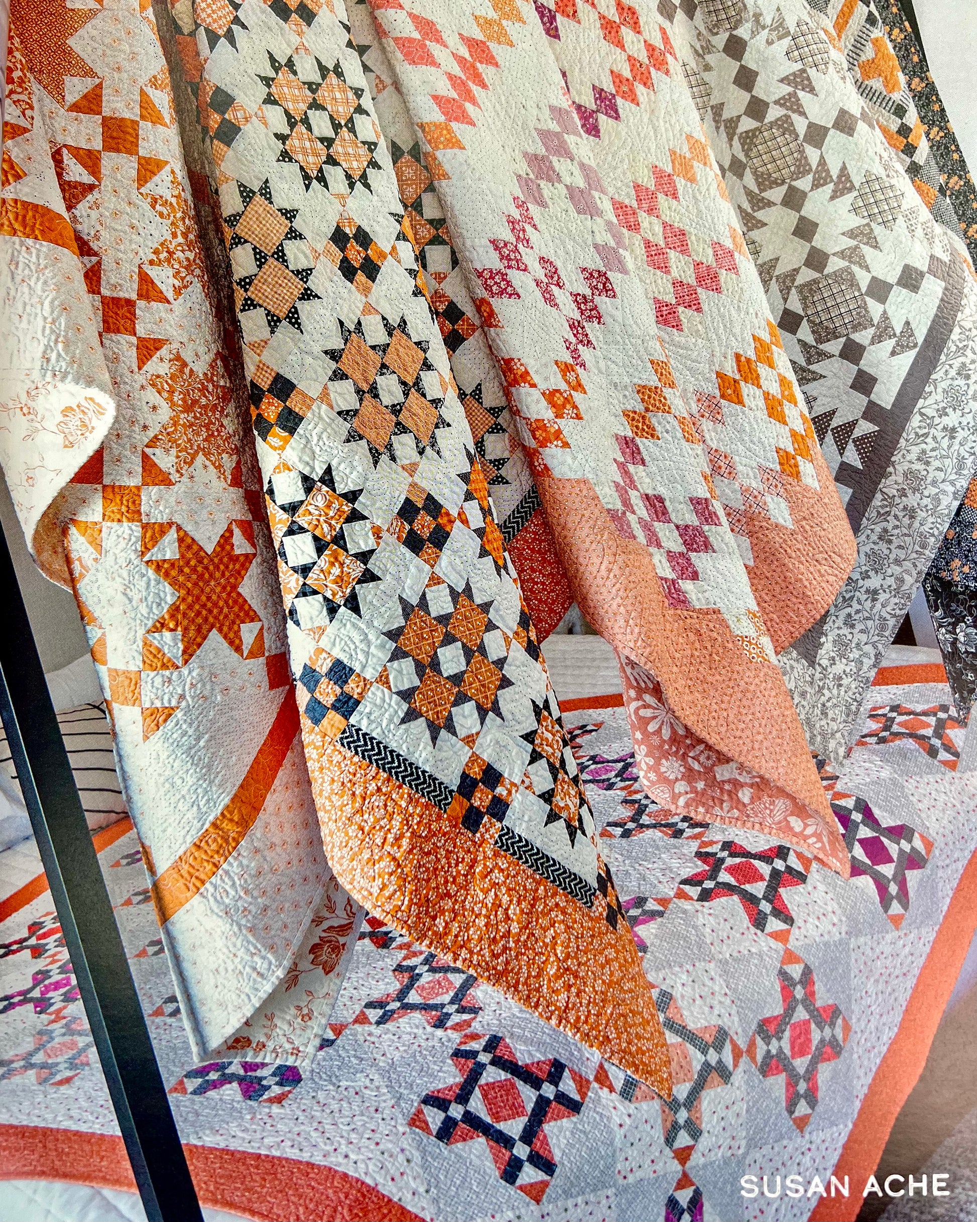 Halloween Memories, a Quilt and Cross Stitch Book, by Susan Ache ISE-960 - Good Vibes Quilt Shop