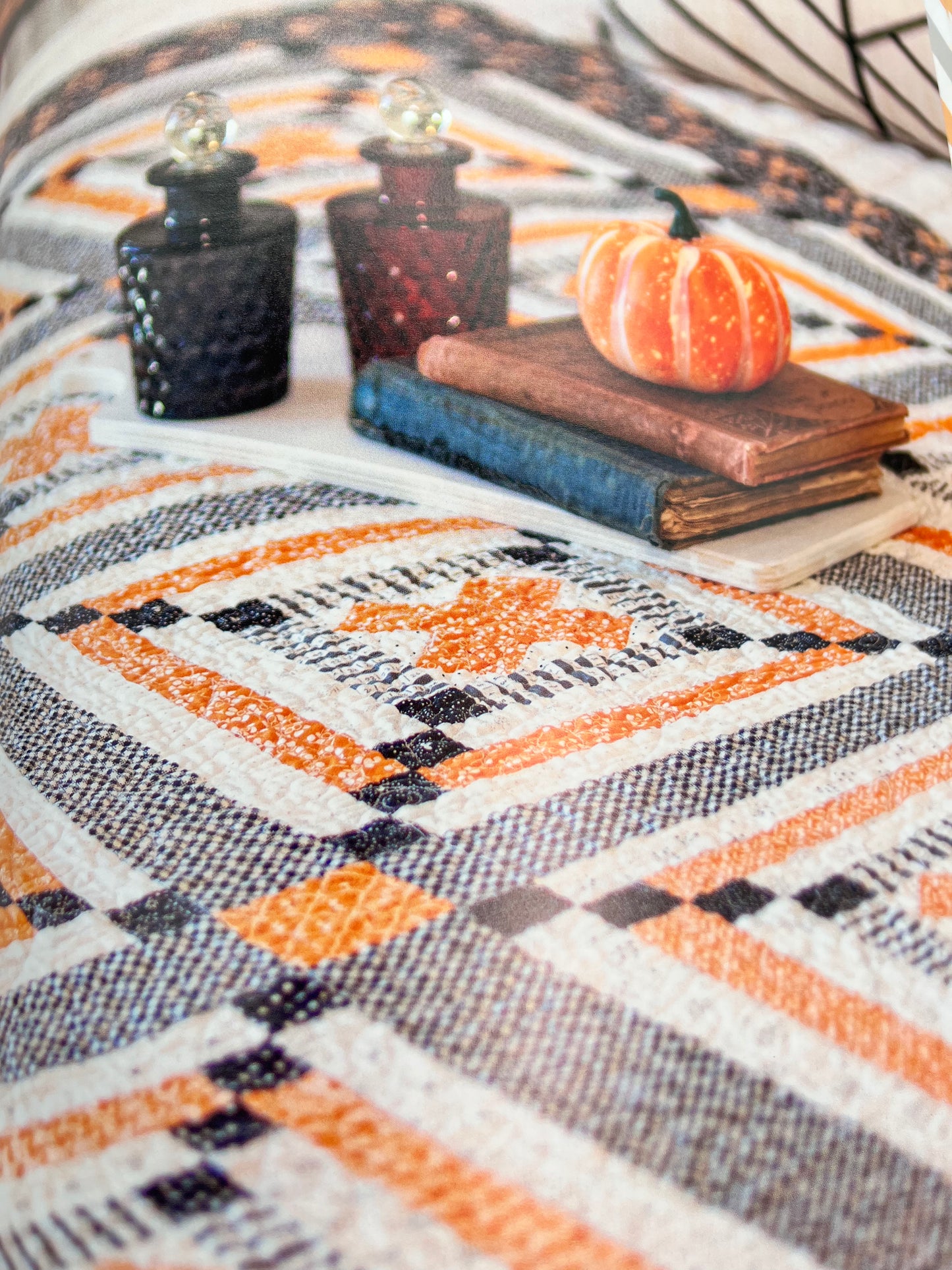 Halloween Memories, a Quilt and Cross Stitch Book, by Susan Ache ISE-960 - Good Vibes Quilt Shop