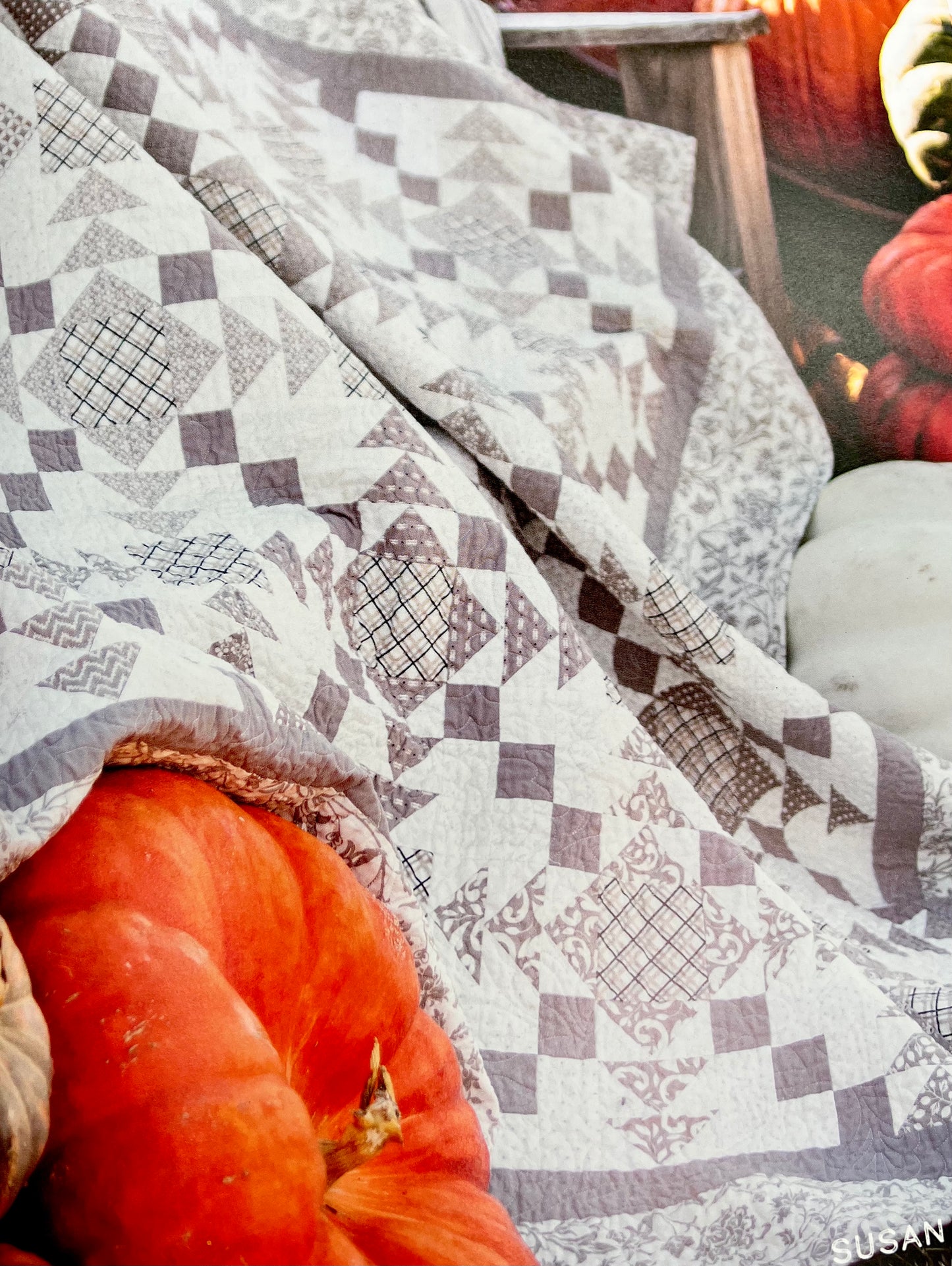 Halloween Memories, a Quilt and Cross Stitch Book, by Susan Ache ISE-960 - Good Vibes Quilt Shop