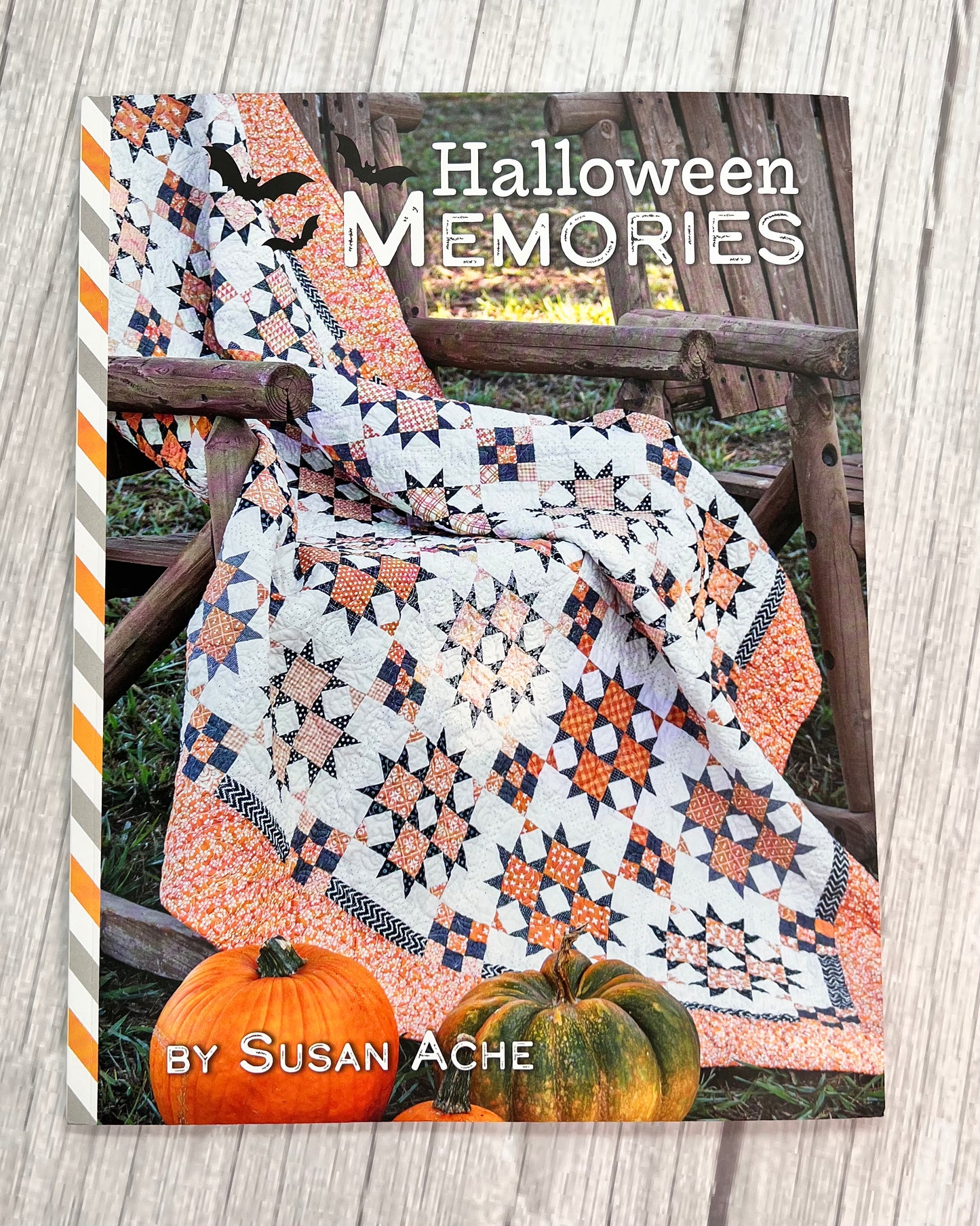 Halloween Memories, a Quilt and Cross Stitch Book, by Susan Ache ISE-960 - Good Vibes Quilt Shop