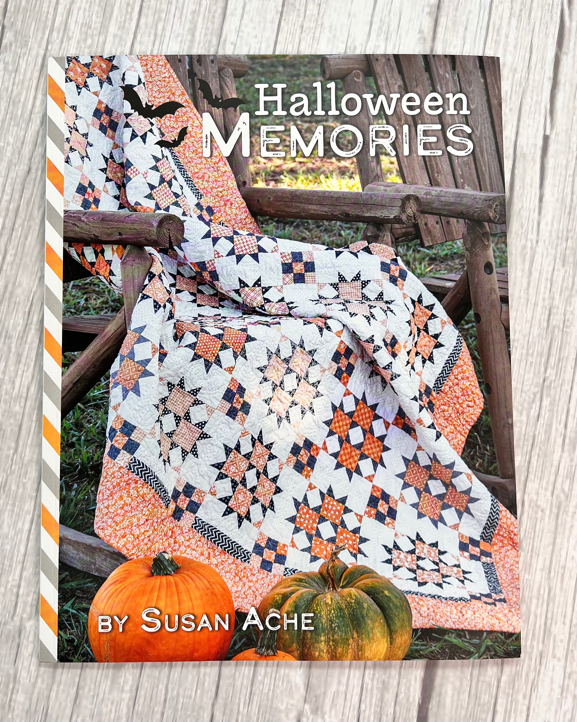Halloween Memories, a Quilt and Cross Stitch Book, by Susan Ache ISE-960 - Good Vibes Quilt Shop
