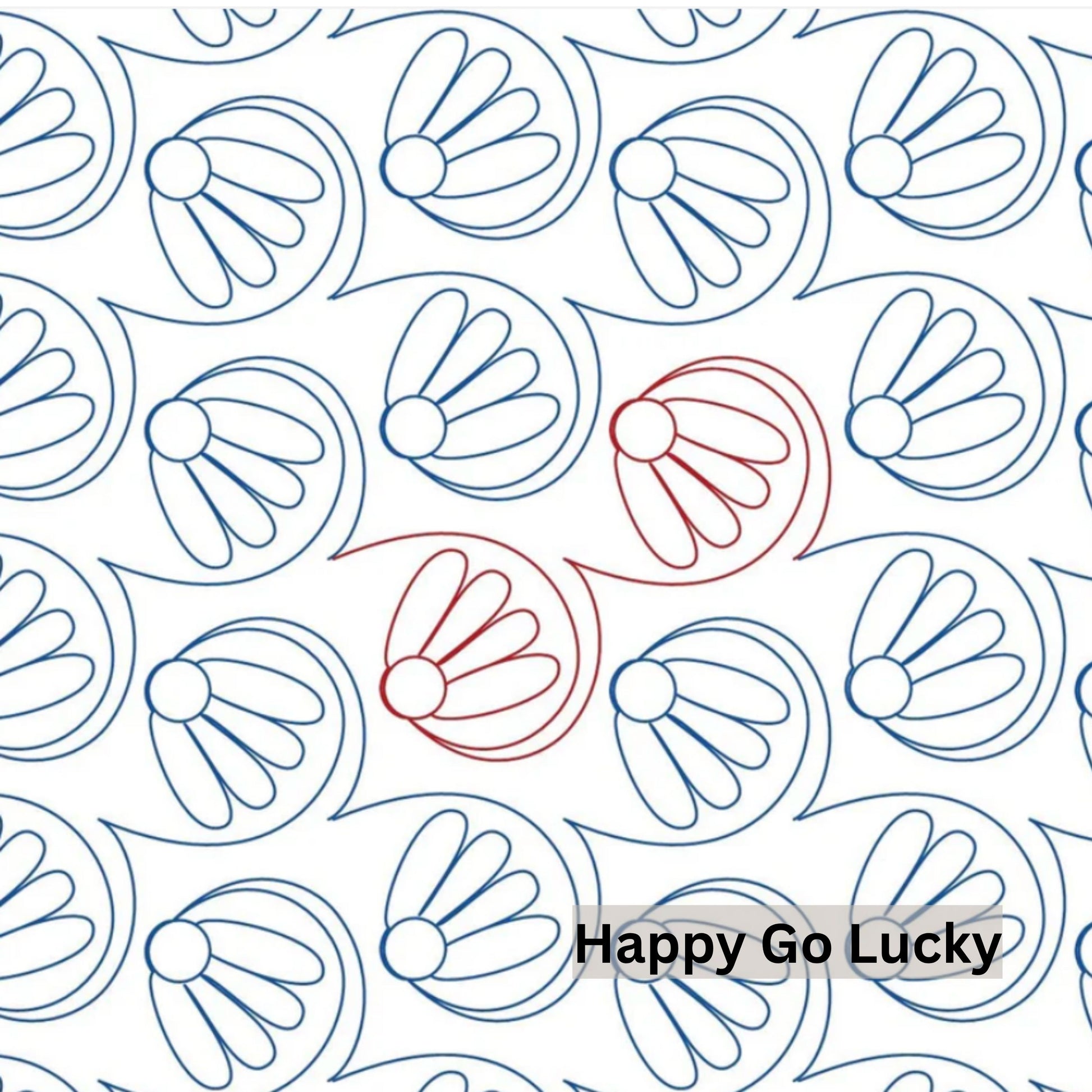 Flowers and Feathers Patterns Pantograph Patterns for Edge to Edge for Longarm Quilting - Good Vibes Quilt Shop