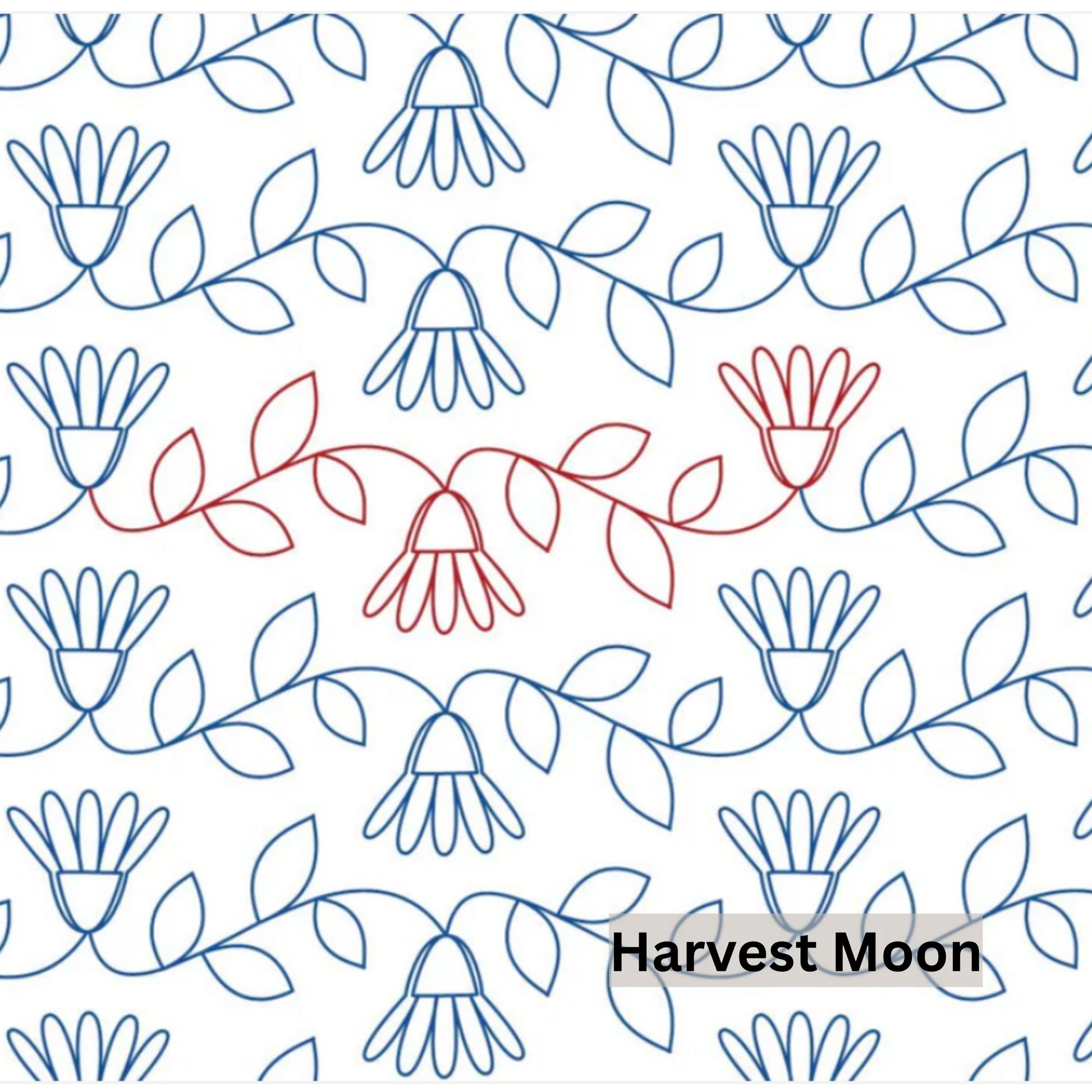 Flowers and Feathers Patterns Pantograph Patterns for Edge to Edge for Longarm Quilting - Good Vibes Quilt Shop