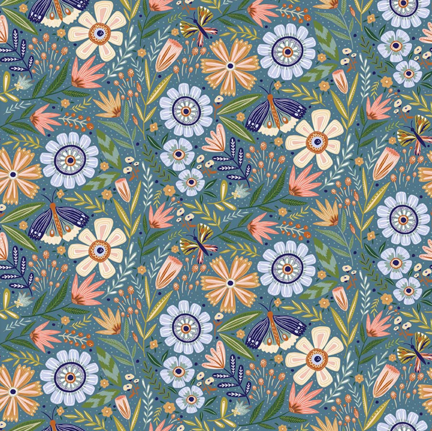 Hide & Seek Fabric by Poppie Cotton, 2.5 Strips, with 21 Prints, 42 pieces - Good Vibes Quilt Shop