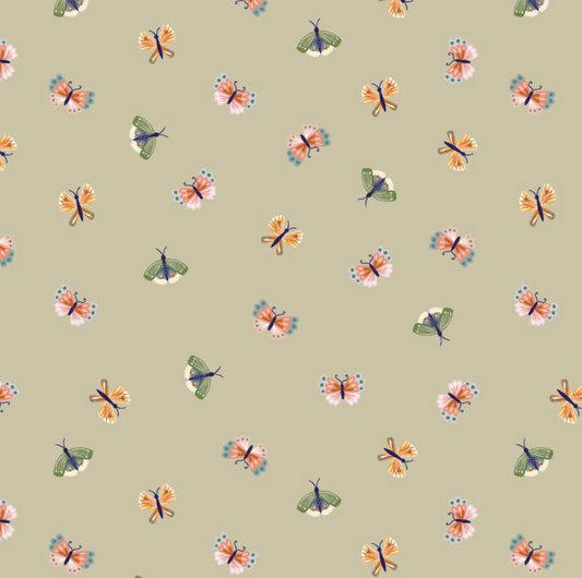 Hide and Seek Butterflies Green HS23404, sold by the 1/2 yard - Good Vibes Quilt Shop