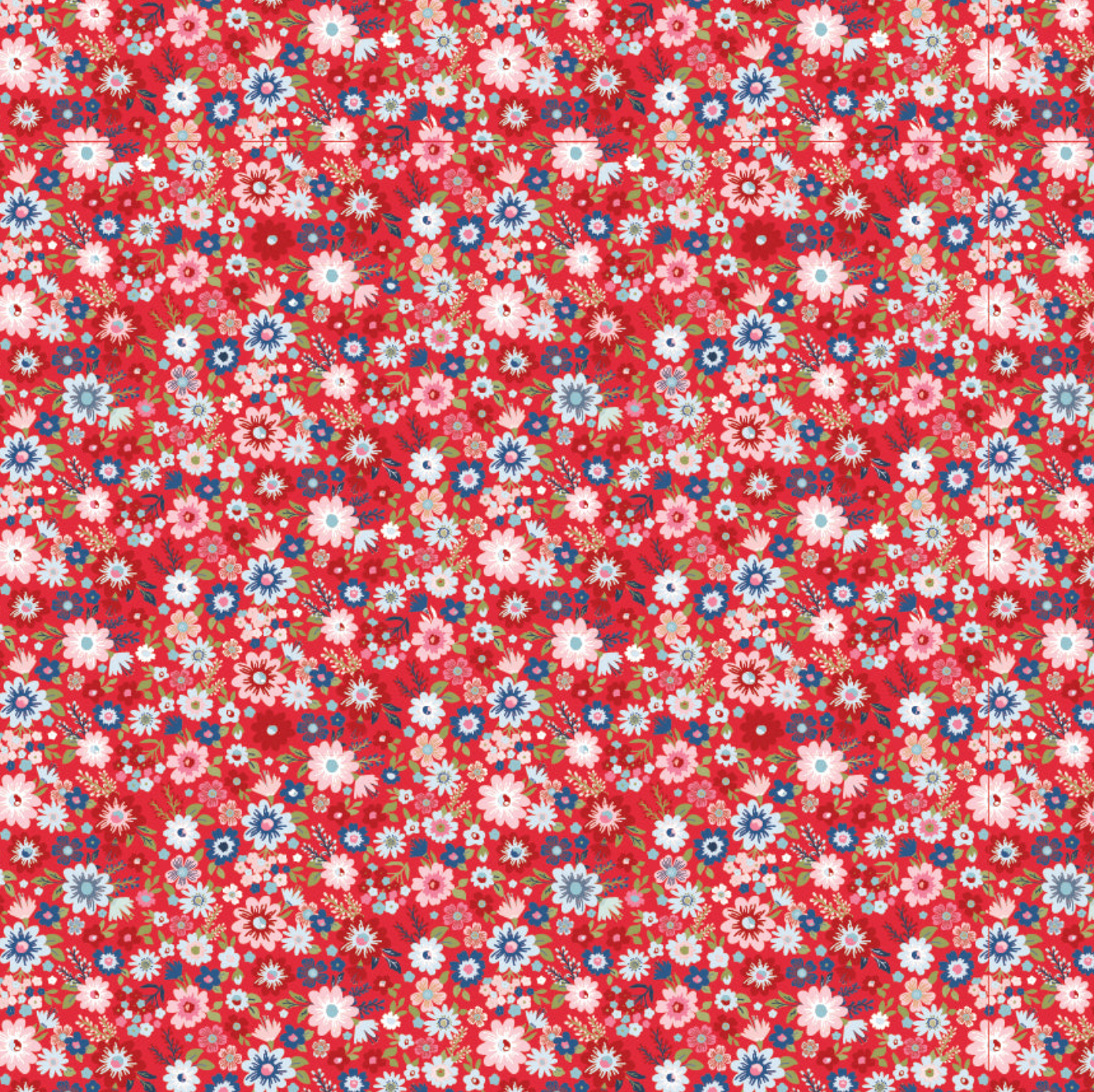 Hip Hip Hooray Liberty Red, HH25105 - Good Vibes Quilt Shop