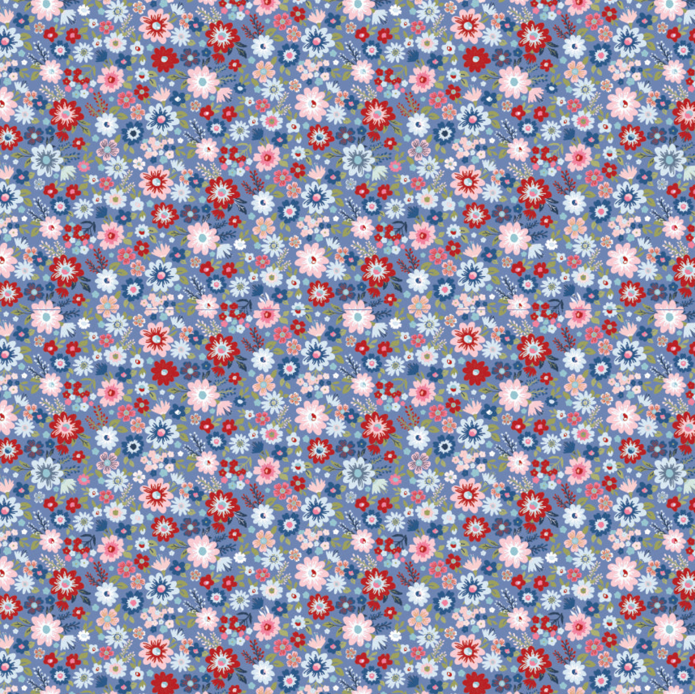 Hip Hip Hooray Liberty Dark Blue, HH25101 - Good Vibes Quilt Shop
