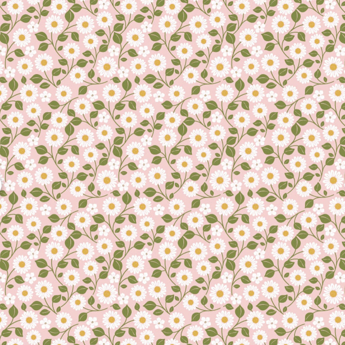 FarmGirls Unite Poppie Cotton Quilt Fabric HippieChickPink_FG20705