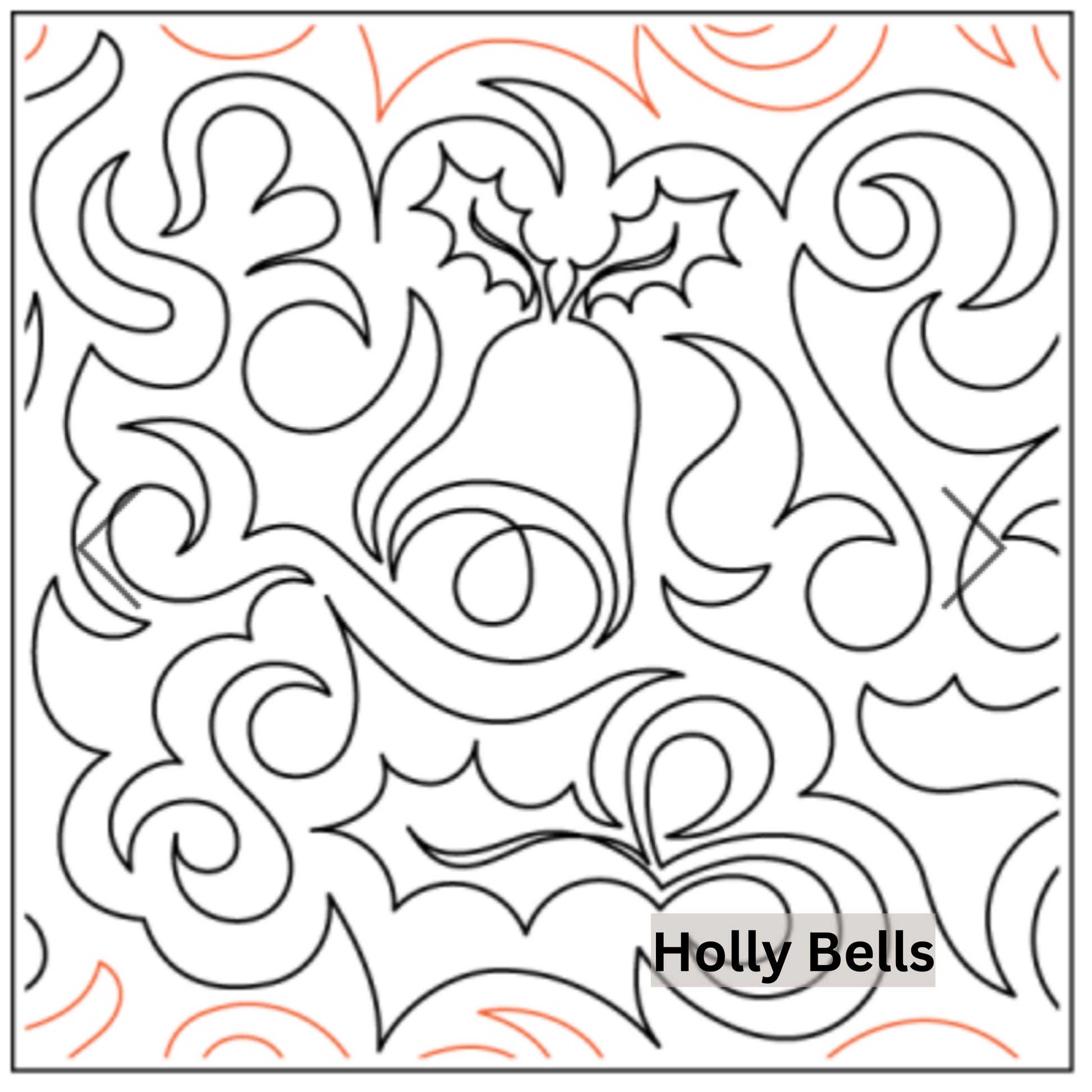 Christmas and Winter Snow Patterns Pantograph Patterns for Edge to Edge for Longarm Quilting - Good Vibes Quilt Shop