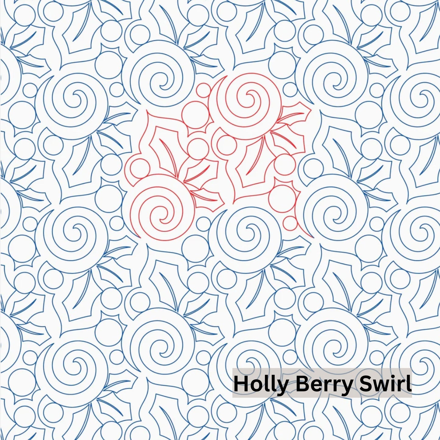 Christmas and Winter Snow Patterns Pantograph Patterns for Edge to Edge for Longarm Quilting - Good Vibes Quilt Shop