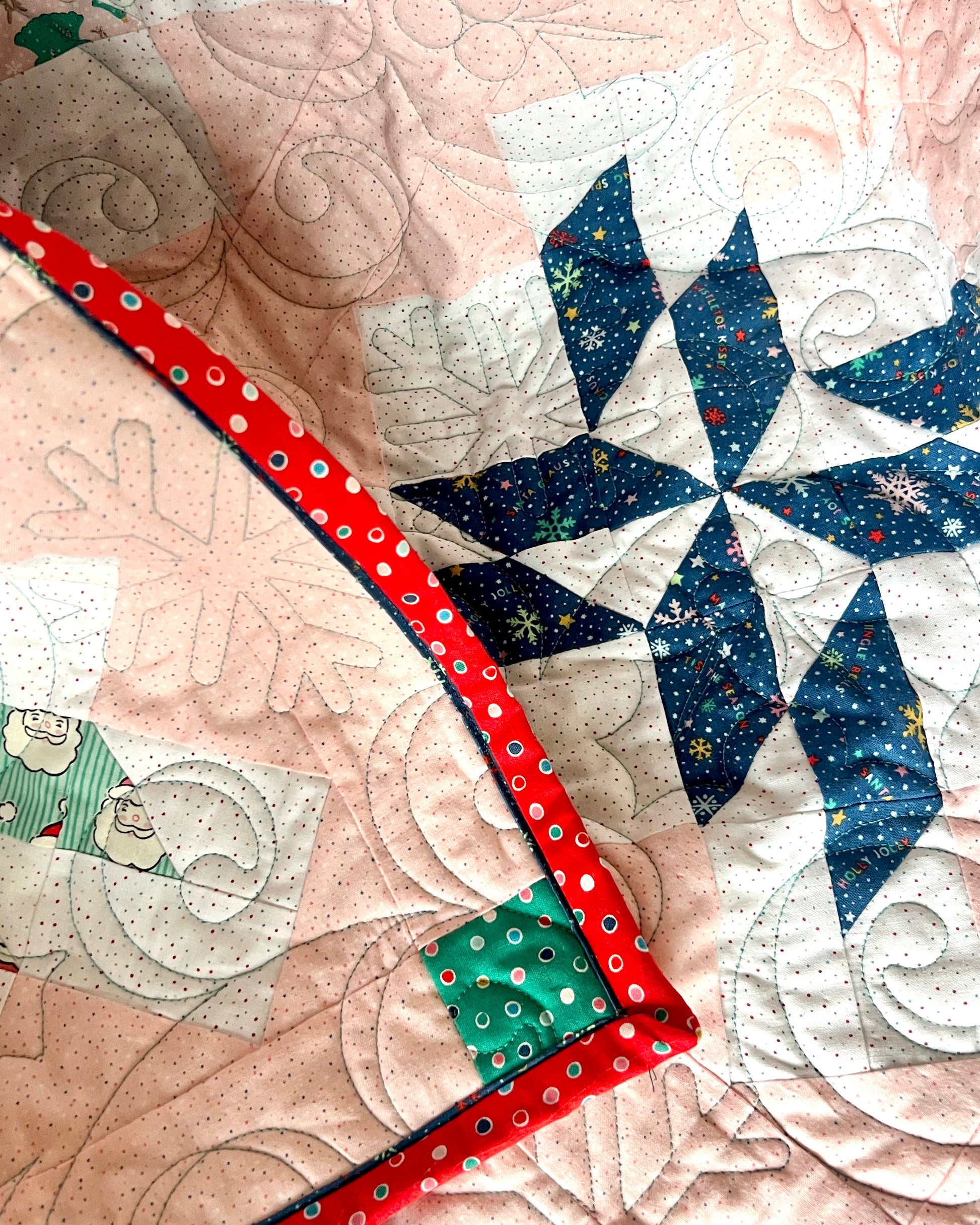 Snowflake Heaven Quilt Pattern, for the Oh What Fun Collection - Good Vibes Quilt Shop