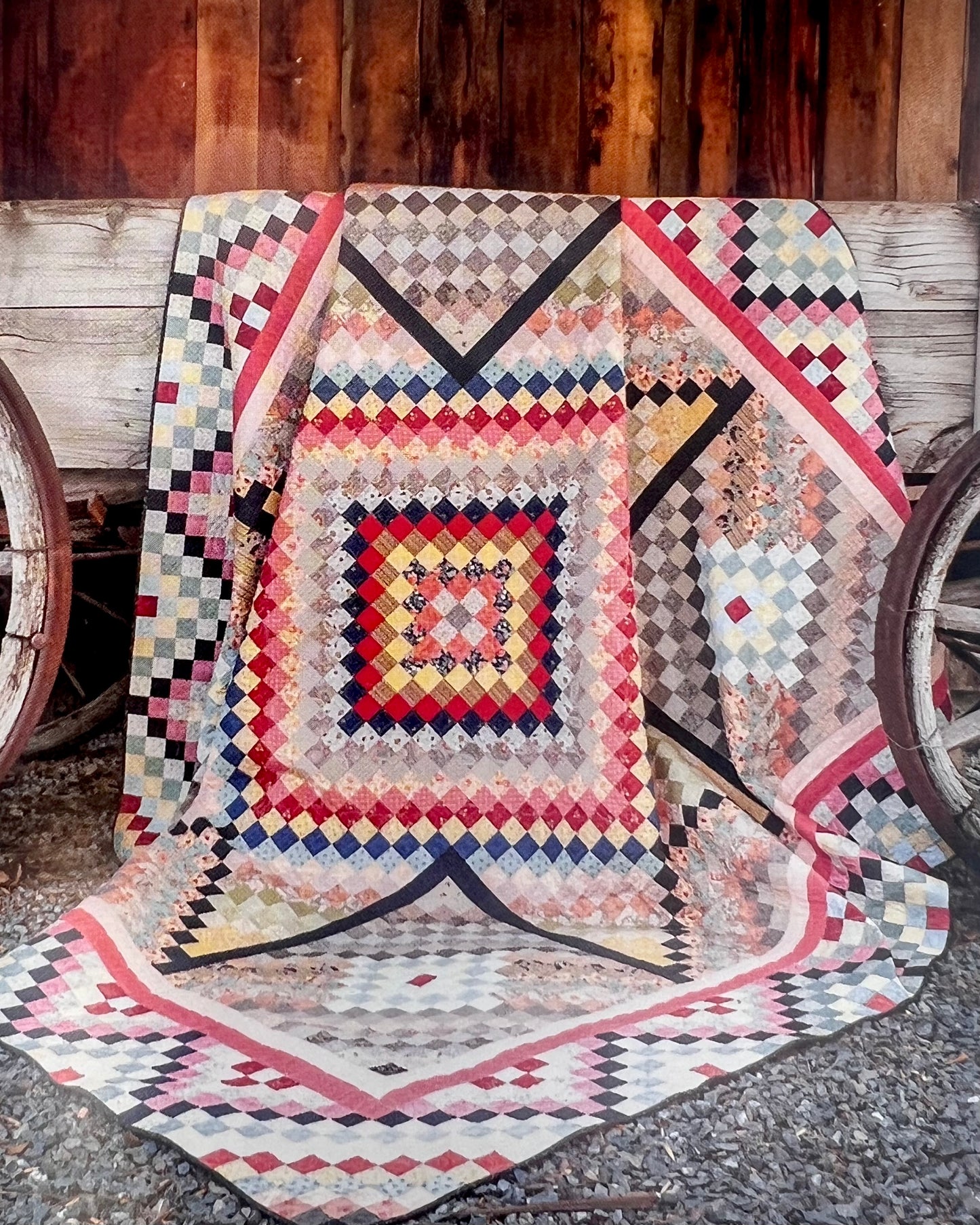 Heirloom Quilts from Carmen Geddes of Ten Sisters for Easy Piecing Grid System - Good Vibes Quilt Shop